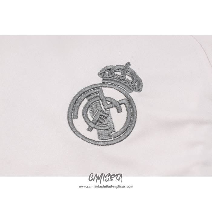 Chandal del Real Madrid 2024-2025 Manga Corta Rosa Claro - Pantalon Corto